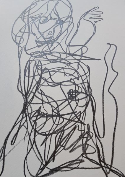 [2024] Untitled, Graphite on paper, Size Unknown